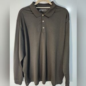 Nike Golf Men's Brown/Olive Polo Shirt, Size XL